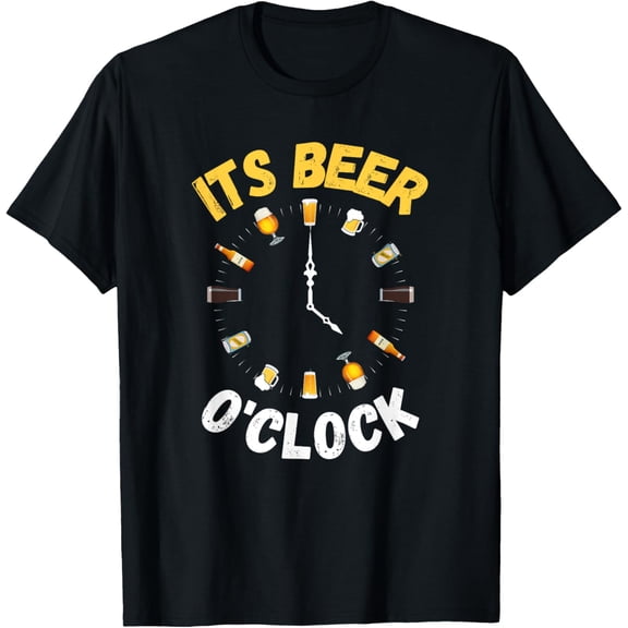 Exquisite and comfortable-Funny Beer o Clock Tee for National Beer Day Fathers Day T-Shirt