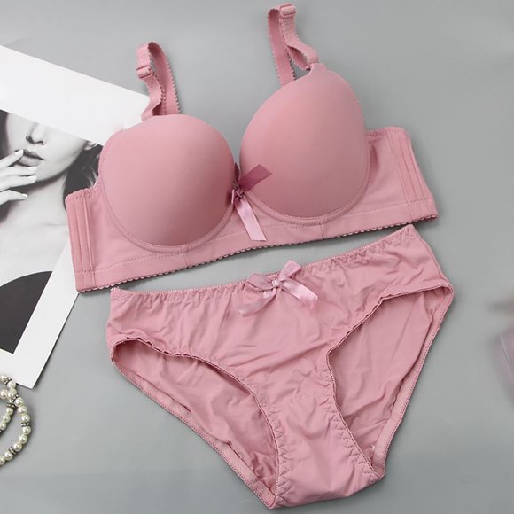 TIMIFIS Women Lace Push Up Bras and Panty Set Plus Size Underwire Lingerie Set Padded Bras Valentine'S Day/Mother'S Day Gift