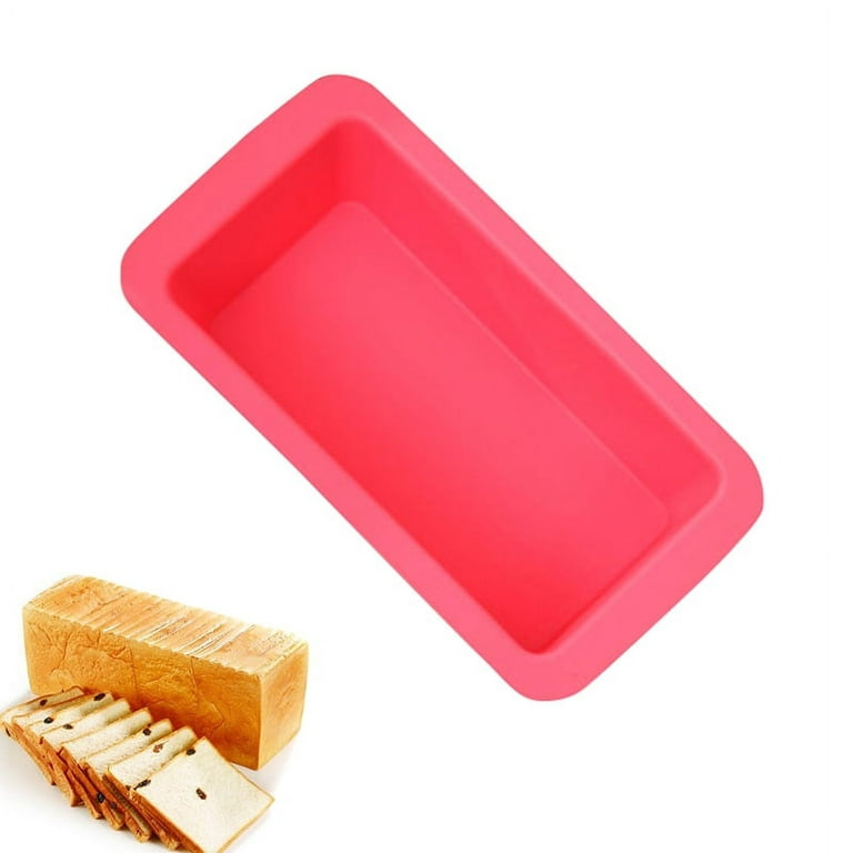 Dropship 1pc Square Silicone Cake Pan Wave Pattern Toast Bread