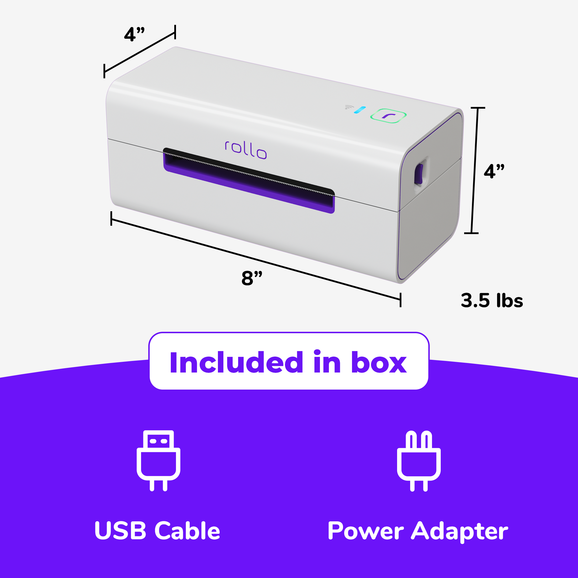 Rollo Wireless Thermal Label Printer photo 2