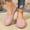Pink, variant on Women Casual Flats, Soft Flexible Slip On Sole Comfort Lightweight Footwear For Daily Walking Casual Outfits Gray 9.5