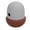 Coffee and Grey, variant on Nieyigj Dog Food Dispensing Ball Toy, Acorn Shaped Interactive Slow Feeder for Picky Eaters, Durable Silicone Pet Enrichment Toy (4.72 in / 12 cm), Coffee & Grey