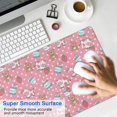 thumbnail image 4 of Long Mouse Pads for Desk,Pink Cow Bear Strawberry Pattern Desk Mats on Top Of Desks, Desk Mouse Pad Extra Large with 3mm Non-Slip Base and Stitched Edge for Gaming,Office,Work,Home 31.5"x15.7", 4 of 6