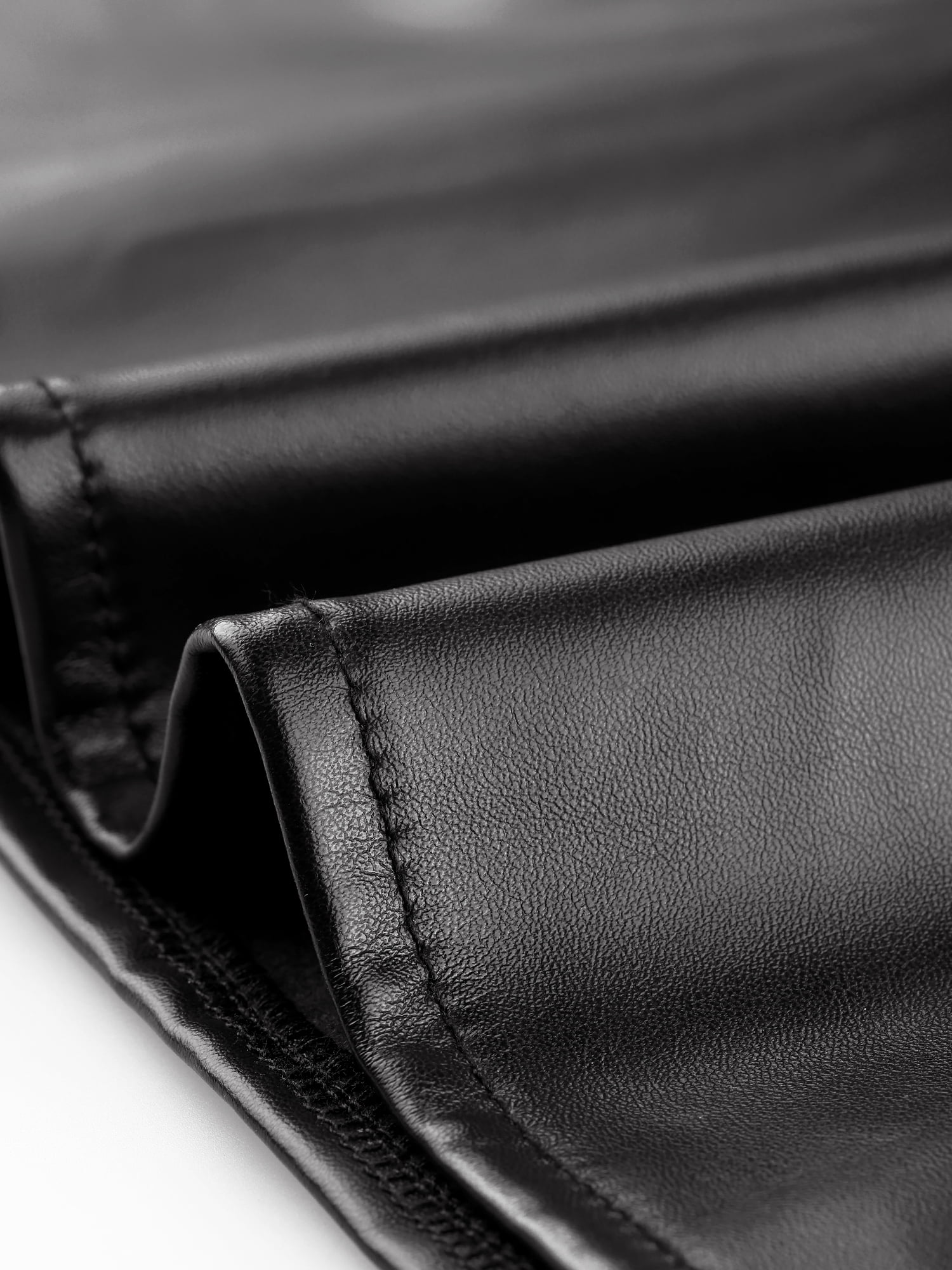 Unique Bargains Women's Faux Leather Elastic Tie Waist A-Line Elegant Midi Skirts S Black