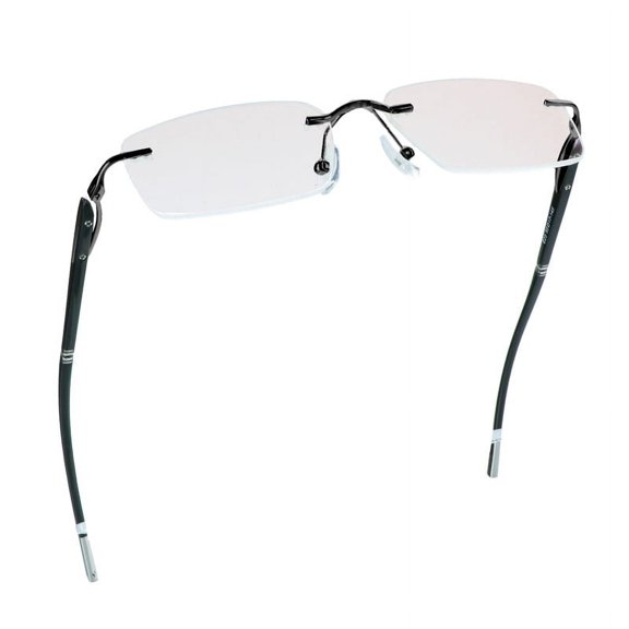 LifeArt Blue Light Blocking Glasses, Computer Reading Glasses, Anti Blue Rays, Reduce Eyestrain,Stylish for Men and Women(Black, 0.50 Magnification)