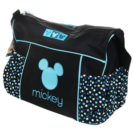 Disney Minnie Mouse Diaper Bag Travel Changing Large Baby Boy Tote Dots - - www.bagssaleusa.com