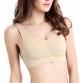 thumbnail image 2 of Women's 3 Pack Seamless Comfortable Sports Bra with Removable Pads, 2 of 5