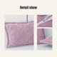 thumbnail image 5 of Juego de fundas de almohada acolchadas de doble cara de terciopelo morado, modelo Taffy Pillowcases, terciopelo de leche, terciopelo de tafetán de mariposa, 5 of 6