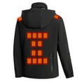 thumbnail image 6 of UVEASISHA Big and Tall Heated Jackets for Men Quad-Control 21 Heat Zones Winter Coats Outdoor Windproof Warm Puffer Jacket USB Electric Heating Ski Coat Black M, 6 of 9
