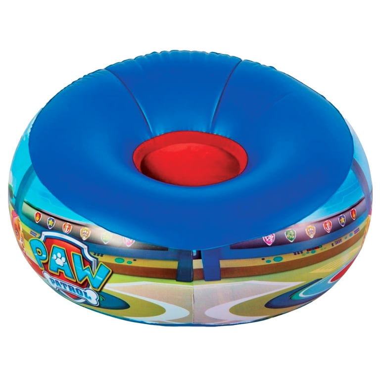 Marshmallow Furniture Inflatable Round Chair Paw Patrol Blue