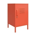 thumbnail image 4 of Novogratz Cache Metal Locker Style Living Room End Table, Orange, 4 of 14