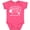 Vintage Hot Pink, variant on Inktastic I Like Pig Butts WHT Boys or Girls Baby Bodysuit