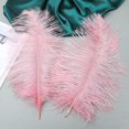 thumbnail image 4 of Plumas de avestruz rosa Ballinger, 12 unidades, 35 a 40 cm, tamaño grande, 4 of 8