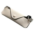 thumbnail image 2 of Joernso Portable Glasses Storage Bag with Lanyard Soft Faux Leather Sunglasses Case Women Men Myopia Eyeglass Organizer Outdoor Travel Glasses Carrying Bag Fashion Accessories, 2 of 8