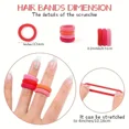 thumbnail image 3 of 100/300/500 Uds. Bandas elásticas coloridas para el cabello para niñas, coleteros para sujetar el cabello, bandas de goma, accesorios para el cabello, bandas para niñas, 3 of 5