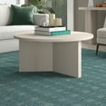 thumbnail image 3 of Evelyn&Zoe Anders 36" Wide Round Coffee Table, Alder White, 3 of 9