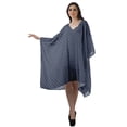 thumbnail image 3 of Moomaya Robe Mi-Longue de Plage en Georgette Courte pour Femmes, Caftan de Plage, Paréo de Bikini, 3 of 4
