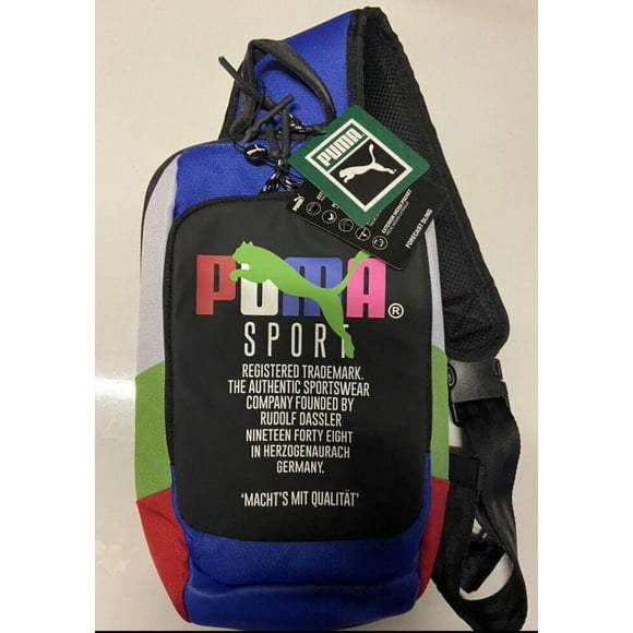 PUMA Forecast Multiple Backpack Sling Shoulder Bag (Blue Multi-Color)