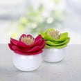 thumbnail image 2 of 2026 Cotton Swabs Lotus Shaped Cotton Swabs Box 1 Piece Cotton Swab Holder To Decorate The Basic Room N02690, 2 of 4