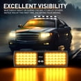 thumbnail image 5 of Nilight Amber 48Led Strobe Lights Interior Windshield Emergency Warning Lights Super Bright Led Strobe Lights, 5 of 7