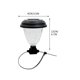 thumbnail image 2 of Luces solares para barandillas | Luz LED impermeable para cercas exteriores | Batería de 300mAh | Decoración para jardín, piscina y balcón | Fácil instalación | Plástico ABS | 9x9x12cm | Paquete, 2 of 9