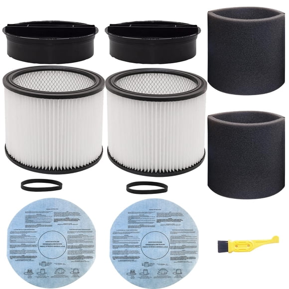 Replacement Filter for Shop Vac 90304 90333 90350 90107 9030400 and 90585 Foam Sleeve, Fits Most Wet/Dry Vacuum Cleaners 5 Gallon and above