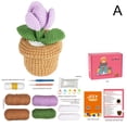 thumbnail image 3 of Cactus Plants Crochet Kit Starter Knitted Gift For Beginners Adults, 3 of 8