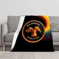 thumbnail image 2 of Durable Soft & Warm Flannel Blanket - Cozy Phoenix Design for Sofa Travel Bed & Chair - Stylish Gradient Colors & Modern Look, 2 of 7