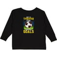 thumbnail image 3 of Inktastic Soccer Funny Goals Boys or Girls Long Sleeve Toddler T-Shirt, 3 of 5