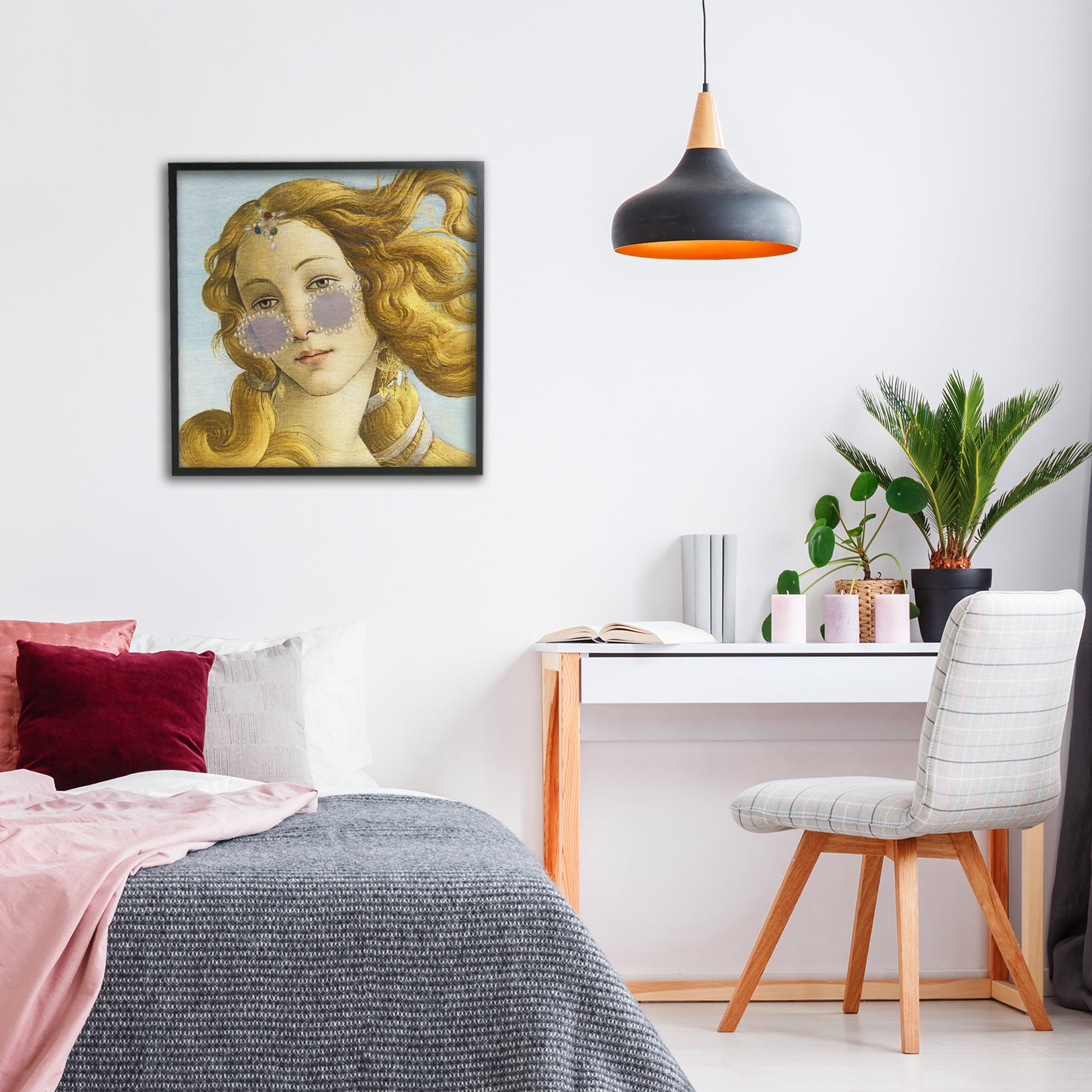 Stupell Industries Modern Day Venus Shades Black Framed Giclee Art, design by Grotto Studios