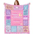 thumbnail image 1 of LHSHID Sweet 16 Gifts for Girls Blanket 16th Birthday Gifts for Girls Gifts for 16 Year Old Girl Teen Girl 16th Birthday Decorations for Girls Best Soft Throw Blanket 50x60in, 1 of 6