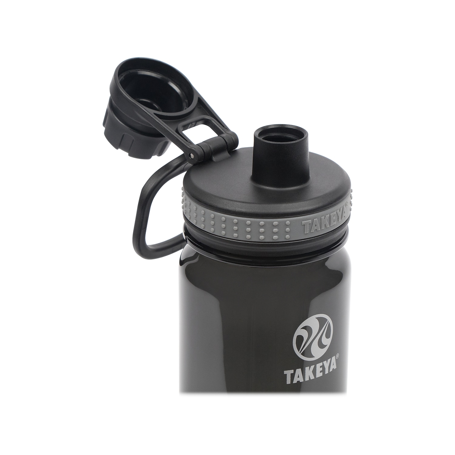 Takeya Tritan Plastic Water Bottle 18 oz. Black/Royal 2/Pack (51464)