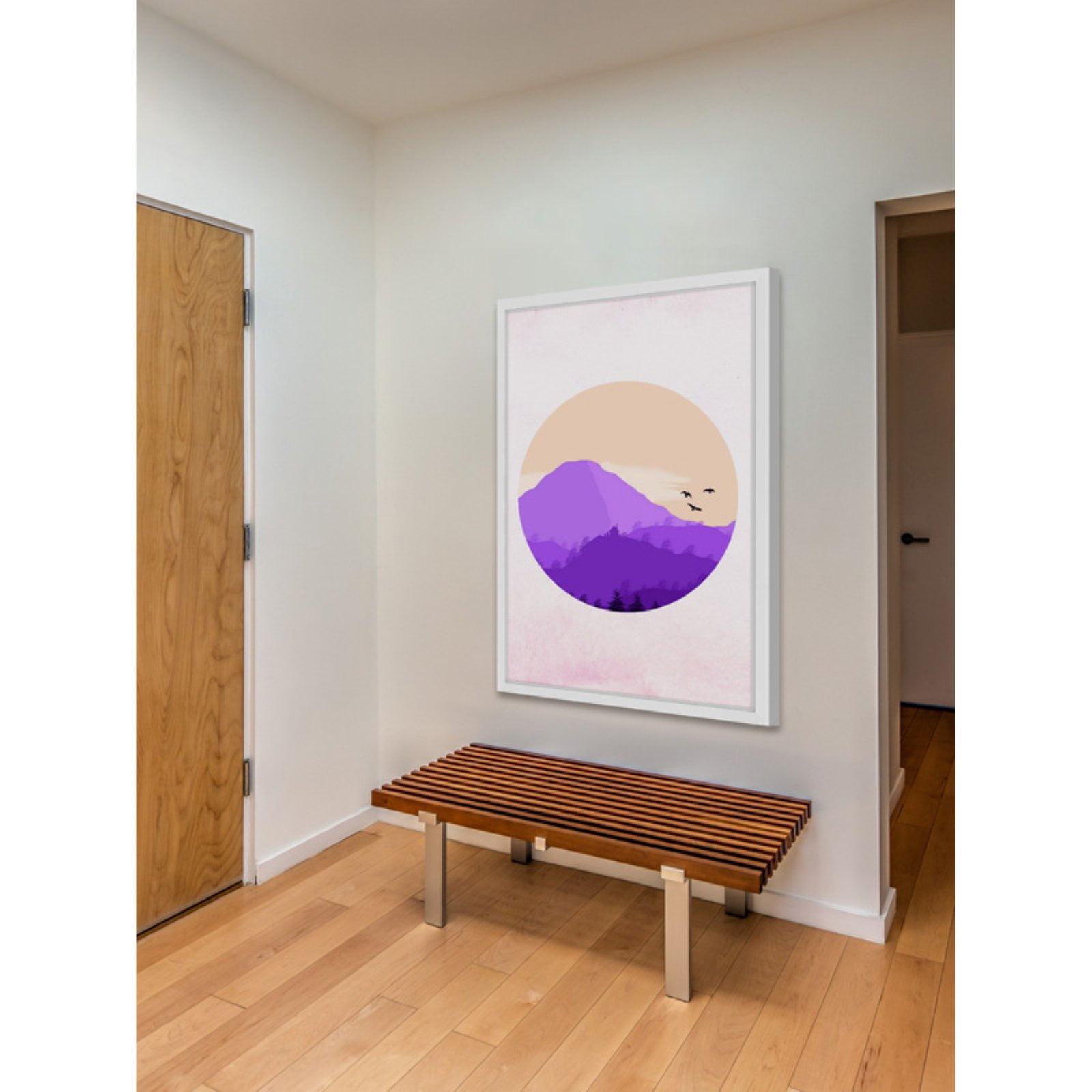 Marmont Hill "Purple Mountain" Framed Painting Print