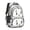 Bigfoot and Tree, variant on Bigfoot and Silhouette Brown Pattern Backpack for School, Cute School Bag with Adjustable Shoulder Straps and Padded Back, 16.9"x12.6"x5.9"