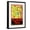 Black Frame, variant on Art.com Yellowstone National Park Map, Montana Art Print, 12" x 18"