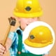 thumbnail image 4 of Sombrero de construcción para niños, casco de trabajador de la construcción, gorro duro de ingeniero infantil, juego de simulación para Cosplay, 4 of 8