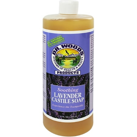 Dr. Woods Soothing Lavender Castile Soap 32 oz (Pack of 4)