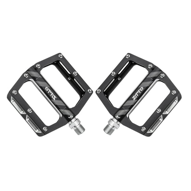 Eigraketly ZTTO JT04 1 par de pedales de bicicleta de aleación eje de acero pedales de ciclismo de color sólido antideslizantes piezas de ciclo accesorios Bicicletas eléctricas Negro Eigraketly OD002849-01B