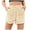 Beige, variant on vigerkar Lightweight Shorts for Women Elastic Waist Drawstring Jean Shorts Y2K Comfy Denim Shorts (Blue, XL)