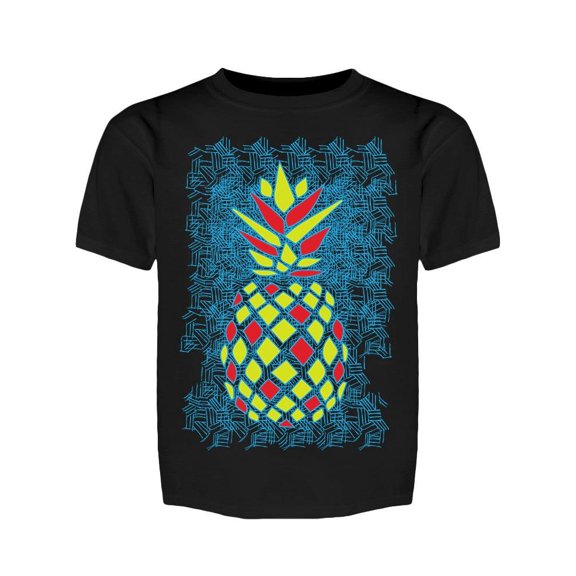 Red And Yellow Pineapple Tee Girl's -Image by Shutterstock