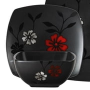 Gibson 16 Pieces Evening Blossom Dinnerware Set