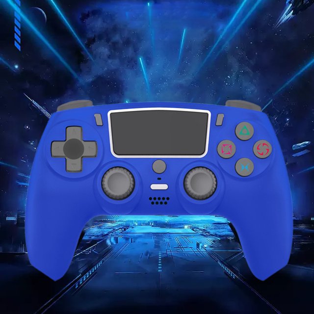 Joystick Gamepad Dual Shock Controlador inalámbrico para PS4/PS3/PC (Azul) Sywqhk Para estrenar