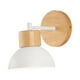 thumbnail image 4 of Lámpara de pared moderna Sunnimix Apliques de madera y metal Blanco, 4 of 8