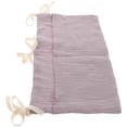 thumbnail image 1 of Baby Bedside Hanging Storage Bag Cotton Organizer for Baby 2 Pockets Purple, 1 of 5