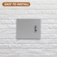 thumbnail image 4 of Caja de distribución eléctrica para exteriores: Caja de distribución para equipos eléctricos de pared, impermeable y resistente a la intemperie, con cerradura y llaves, 40 x 30 x 20 cm., 4 of 8