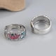 thumbnail image 4 of Qarigey Anillo de loto de carpa esmaltado de aleación para mujer, anillos ajustables creativos de flor de loto, opción de regalo única Ropa, zapatos y accesorios Miscelánea, 4 of 6
