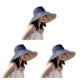 thumbnail image 3 of Sombrero de pescador Qarigey para mujer ajustable con cuerda ala ancha estilo informal color Azul, 3 of 6