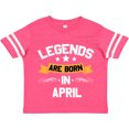 thumbnail image 3 of Inktastic Legends Are Born in April Boys or Girls Toddler T-Shirt, 3 of 5