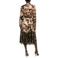 thumbnail image 2 of Gracia womens  Mock Neck Belted Shirtdress, m, Beige, 2 of 3