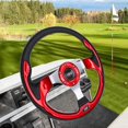 thumbnail image 2 of 10L0L Golf Cart Steering Wheel, Generic for Golf Cart Club Car DS & Precedent - Red, 2 of 5